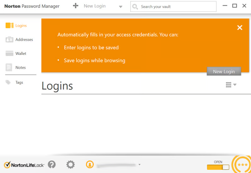 Norton Password Manager